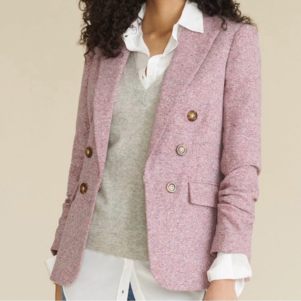 Veronica Beard Beacon Dickey Jacket Orchid Pink Size 8